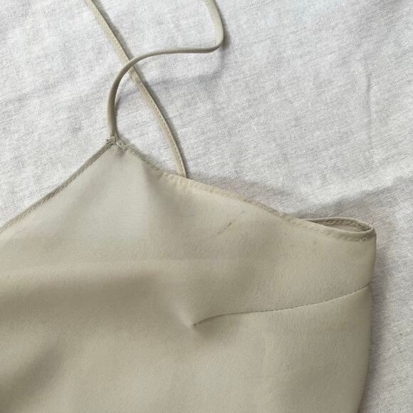 Vintage 90s / Y2K Milly Sheer Tank Top Gray // Size 10 Medium - Picture 6 of 7